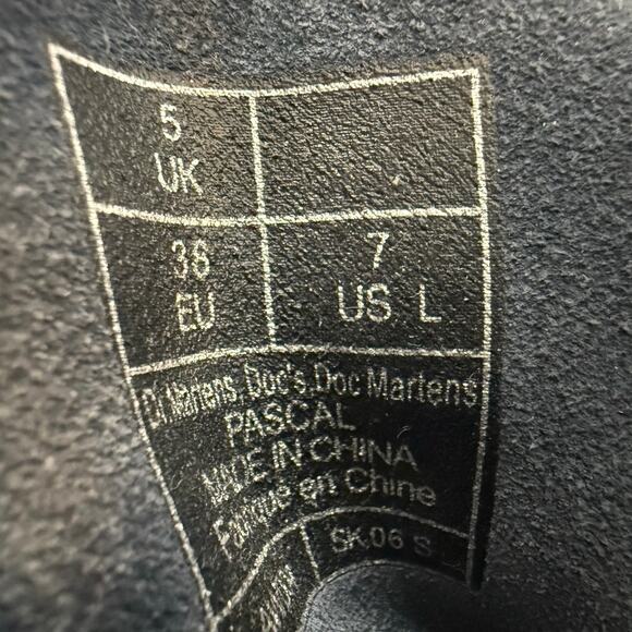 Dr Martens Boots Women's 7 Gray Metallic Iridescent Pascal AW004 SK06S - Picture 13 of 14